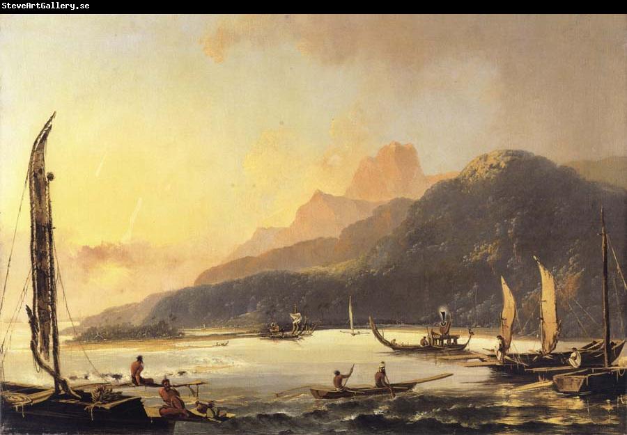 unknow artist A View of Matavai Bay in th Island of Otaheite Tahiti